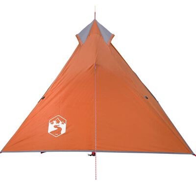 vidaXL Tenda da Campeggio Tipi 1 Persona Arancione Impermeabile