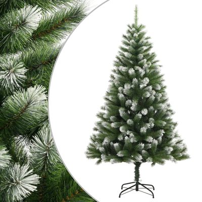 vidaXL Albero Natale Artificiale Incernierato con Neve Fioccata 240 cm