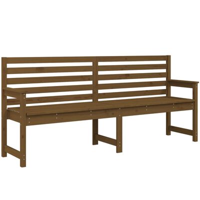 vidaXL Panca da Giardino Ambra 203,5x48x91,5 cm Legno Massello di Pino