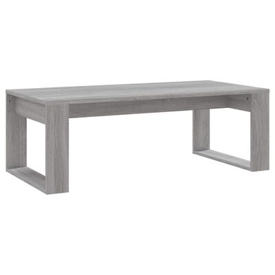 vidaXL Tavolino da Salotto Grigio Sonoma 102x50x35cm Legno Multistrato