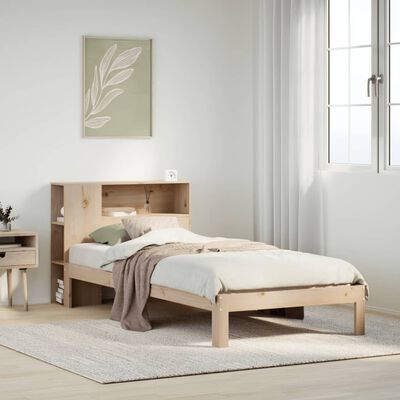 vidaXL Letto Libreria senza Materasso 90x200 cm Legno Massello Pino