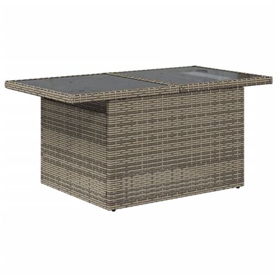 vidaXL Set Divano da Giardino 8 pz con Cuscini Grigio in Polyrattan