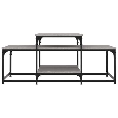 vidaXL Tavolino da Salotto Grigio Sonoma 102x60x45cm Legno Multistrato