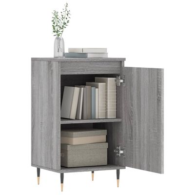 vidaXL Credenze 2 pz Grigio Sonoma 40x35x70 cm in Legno Multistrato