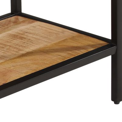 vidaXL Tavolo Consolle 100x35x70 cm in Legno Massello di Mango Grezzo