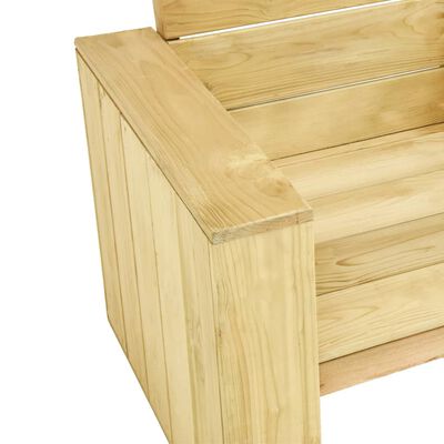 vidaXL Panchina da Giardino 179 cm in Legno di Pino Impregnato