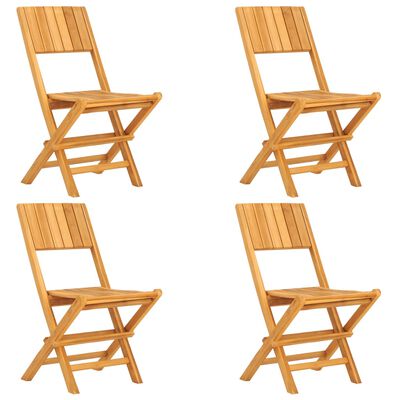 vidaXL Set da Pranzo per Giardino 5 pz in Legno Massello di Teak