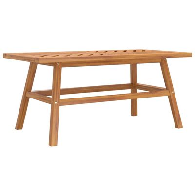 Tavolo pieghevole da balcone in legno di acacia 110 x 47 cm