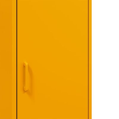 vidaXL Credenza Giallo Senape 36x39x113 cm in Acciaio