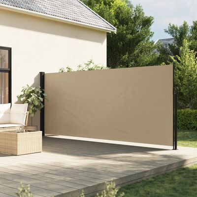 vidaXL Tenda da Sole Laterale Retrattile Beige 180x300 cm