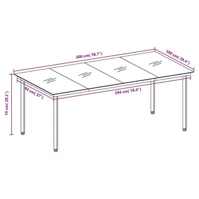 vidaXL Set da Pranzo da Giardino 9 pz Grigio Chiaro