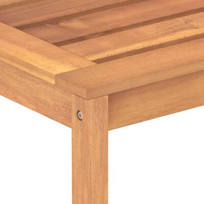 vidaXL Set da Pranzo per Giardino 5 pz in Legno Massello di Teak