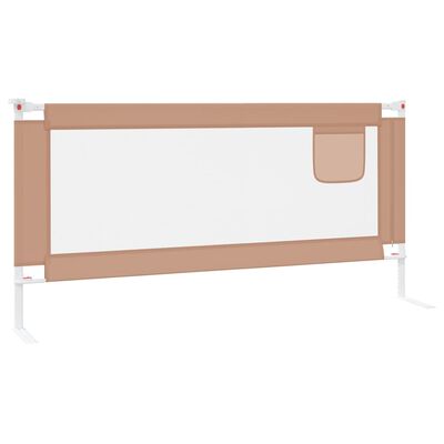 vidaXL Sponda Letto di Sicurezza per Bambini Talpa 190x25cm in Tessuto