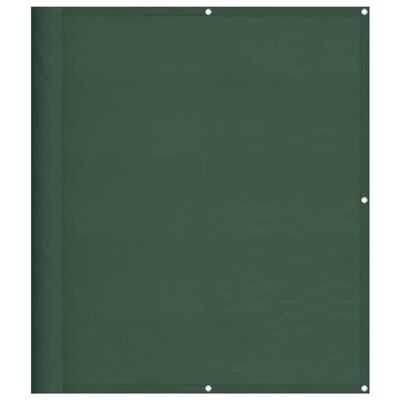 vidaXL Paravento Balcone Verde Scuro 120x800 cm 100% Poliestere Oxford