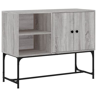 vidaXL Credenza Grigio Sonoma 100x40x79,5 cm in Legno Multistrato