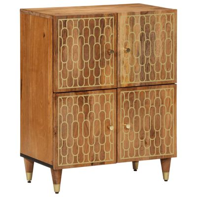 vidaXL Credenza 60x33x75 cm in Legno Massello di Mango