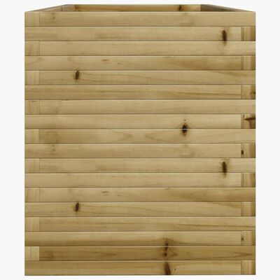 vidaXL Fioriera da Giardino 110x60x68,5 cm in Legno di Pino Impregnato