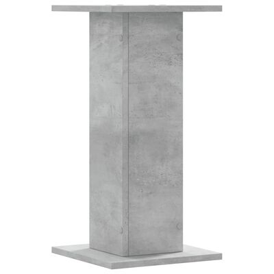 vidaXL Supporti per Piante 2 pz Grigio Cemento 30x30x60 cm Truciolato