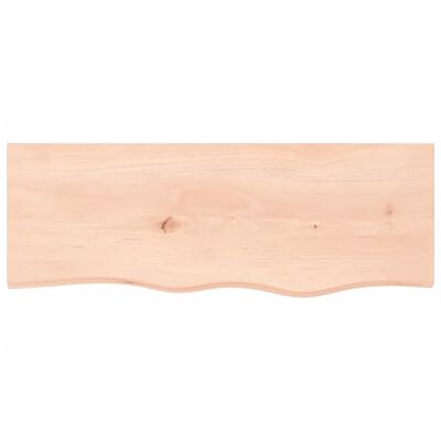 vidaXL Ripiano a Parete 80x30x2 cm Legno Massello Rovere Non Trattato