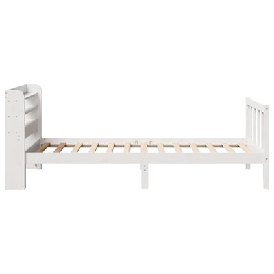 vidaXL Letto senza Materasso Bianco 90x200 cm Legno Massello di Pino