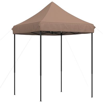 vidaXL Tenda da Festa Pieghevole Pop-Up Marrone 200x200x306 cm