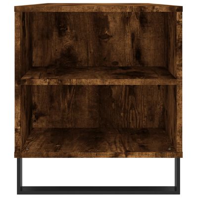 vidaXL Tavolino da Salotto Rovere Fumo 102x44,5x50cm Legno Multistrato