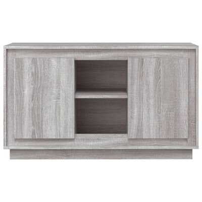 vidaXL Credenza Grigio Sonoma 102x35x60 cm in Legno Multistrato