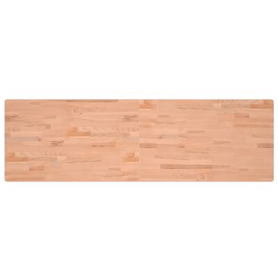 vidaXL Piano Scrivania 180x55x2,5 cm in Legno Massello di Faggio