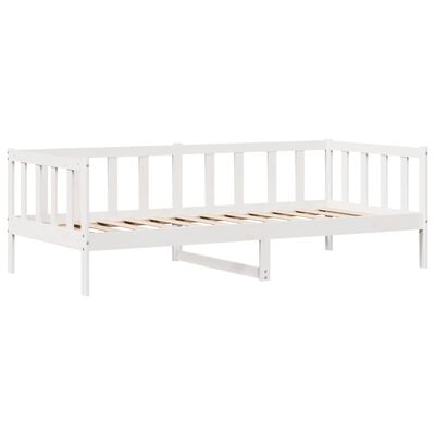 vidaXL Dormeuse con Cassetti Bianco 90x190 cm Legno Massello di Pino