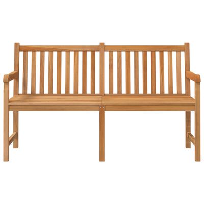 vidaXL Panchina da Giardino 150 cm in Legno Massello di Teak