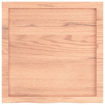 vidaXL Piano Bagno Marrone 60x60x(2-4) cm Legno Massello Trattato