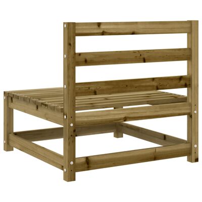 vidaXL Set Divani da Giardino 9 pz in Legno Impregnato di Pino