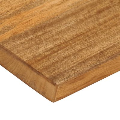 vidaXL Piano Tavolo Bordi Vivi 80x20x2,5 cm Legno Massello di Mango