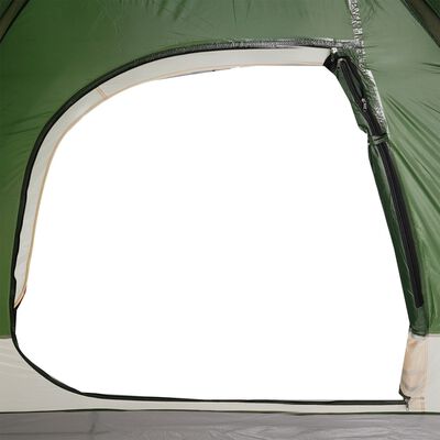 vidaXL Tenda da Campeggio a Cupola per 6 Persone Verde Impermeabile