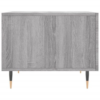 vidaXL Tavolino da Salotto Grigio Sonoma 50x50x40 cm Legno Multistrato