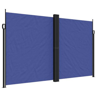 vidaXL Tenda da Sole Laterale Retrattile Blu 200x1200 cm