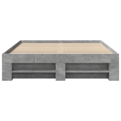 vidaXL Giroletto Grigio Cemento 140x190 cm in Legno Multistrato