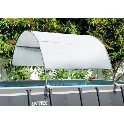 Intex Tettoia per Piscina Grigio Chiaro