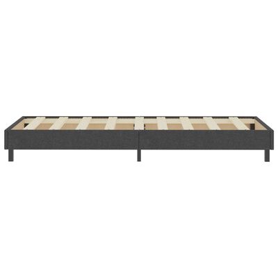 vidaXL Letto a Molle Grigio Scuro in Tessuto 80x200 cm