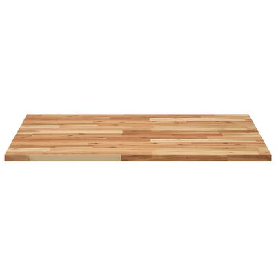 vidaXL Piano Tavolo Quadrato 80x80x2 cm in Legno Massello di Acacia