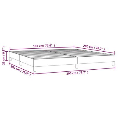 vidaXL Giroletto Marrone 200x200 cm in Tessuto