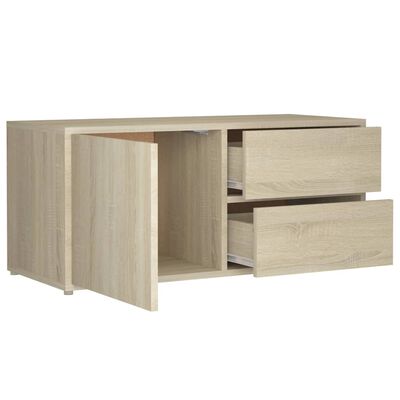 vidaXL Mobile Porta TV Rovere Sonoma 80x34x36 cm Legno Multistrato