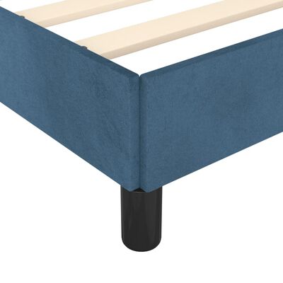 vidaXL Giroletto Blu Scuro 90x200 cm in Velluto