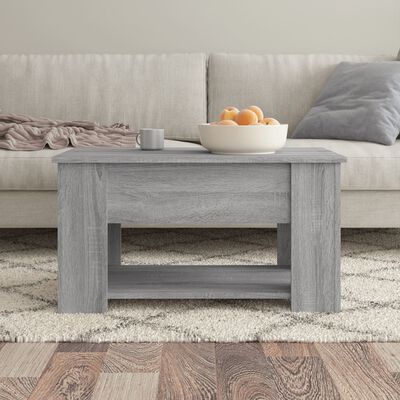 vidaXL Tavolino da Salotto Grigio Sonoma 79x49x41 cm Legno Multistrato