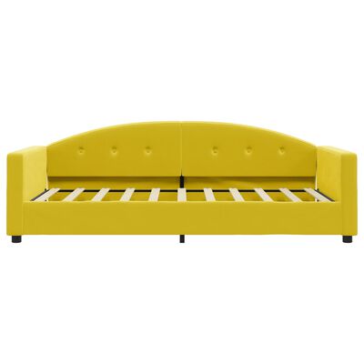 vidaXL Letto da Giorno Giallo 80x200 cm in Velluto