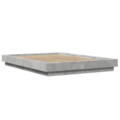 vidaXL Giroletto Grigio Cemento 140x190 cm in Legno Multistrato