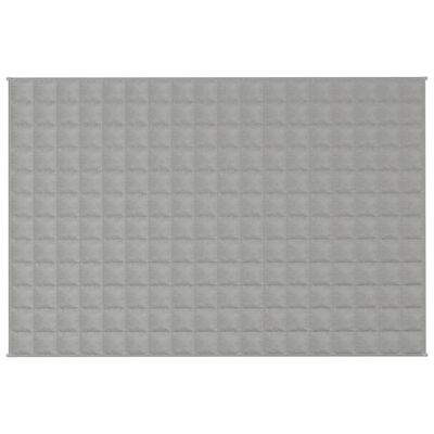 vidaXL Coperta Ponderata Grigia 122x183 cm 5 kg in Tessuto