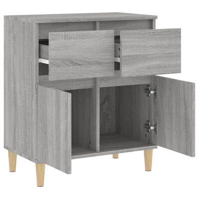 vidaXL Credenza Grigio Sonoma 60x35x70 cm in Legno Multistrato