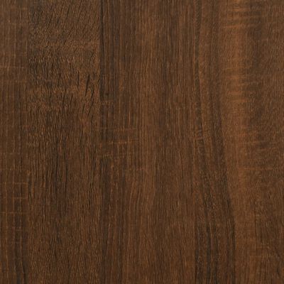 vidaXL Panca Porta Scarpe Rovere Marrone 82x42x45 cm Legno Multistrato