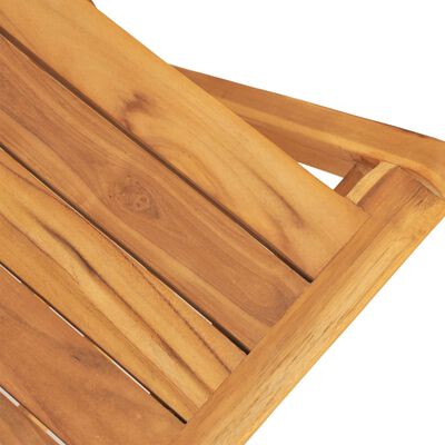 vidaXL Sedie da Giardino Pieghevoli 2pz 47x61x90cm Legno Massello Teak